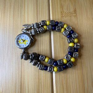 Georgia Tech University Yellow Jackets Ladies' Charm Watch, 21mm